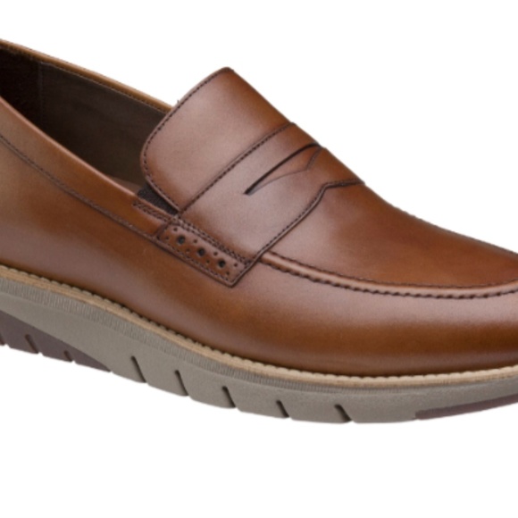 Johnston & Murphy Collection Vaughn Penny Loafer Mahogany New SZ 9 main image 8